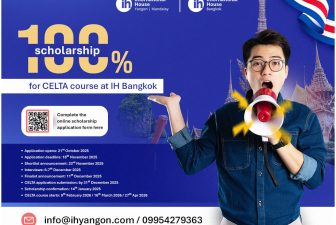 100% scholarship for CELTA course at IH Bangkok