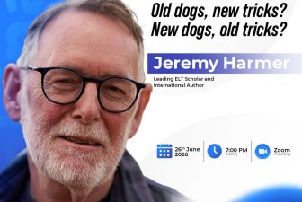 IH Mandalay မှ ကြီးမှူးကျင်းပသော ကမ္ဘာ့ထိပ်တန်း ELT Guru Jeremy Harmer ၏ Webinar ကြီး 🌟